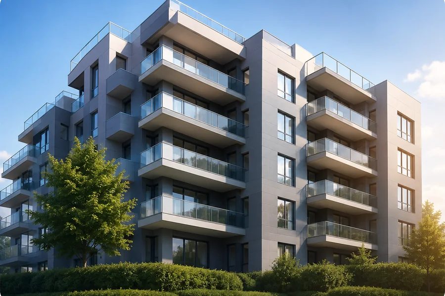 Edificio condominiale riqualificato